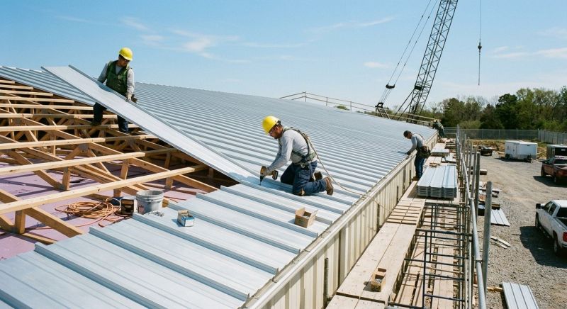 Aluminum Roof Installation in Albemarle County, VA