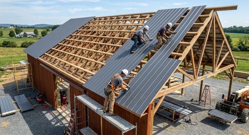 Barn Roof Installation in Ruckersville, VA