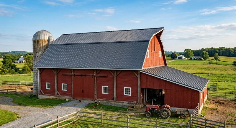 Barn Roof Replacement in Albemarle County, VA