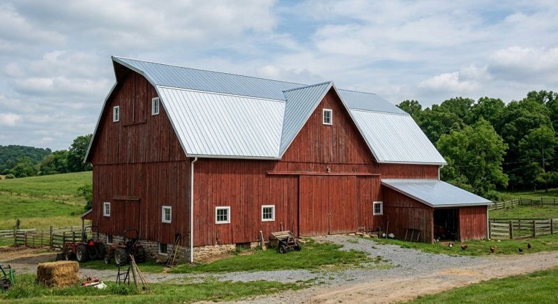 Barn Roof Replacement in Madison, VA