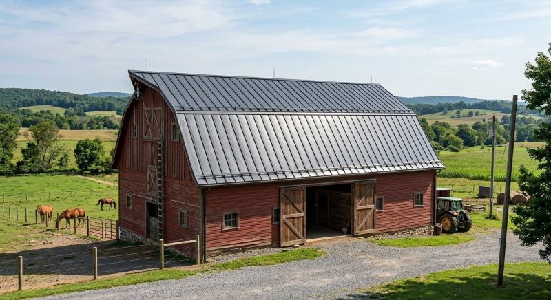 Barn Roof Replacement in Shenandoah, VA