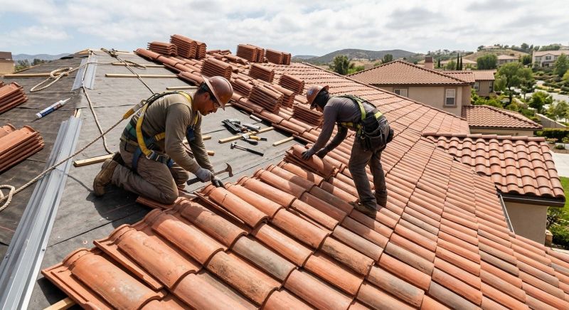 Barrel Tile Roof Installation in Ruckersville, VA