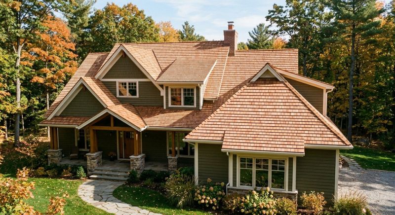 Cedar Roof Installation in Charlottesville, VA