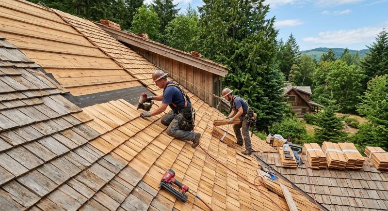 Cedar Roof Installation in Keswick, VA
