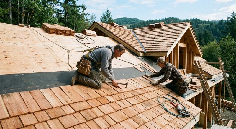 Cedar Roof Installation in Ruckersville, VA