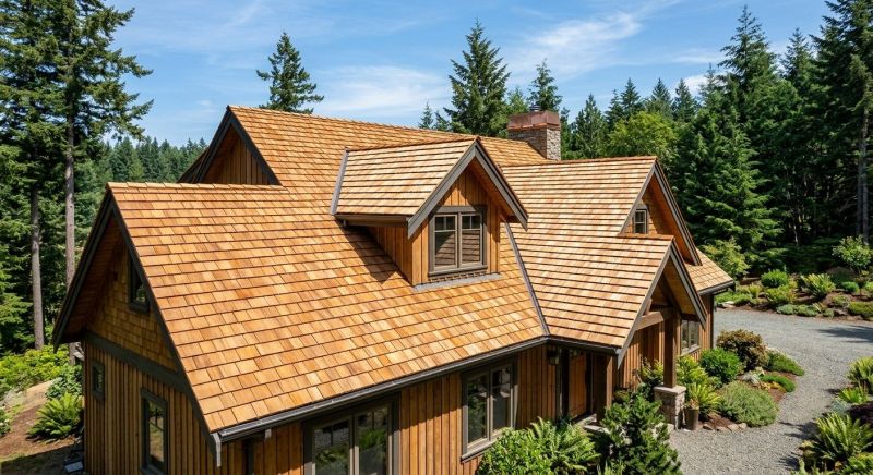 Cedar Roof Installation in Louisa, VA