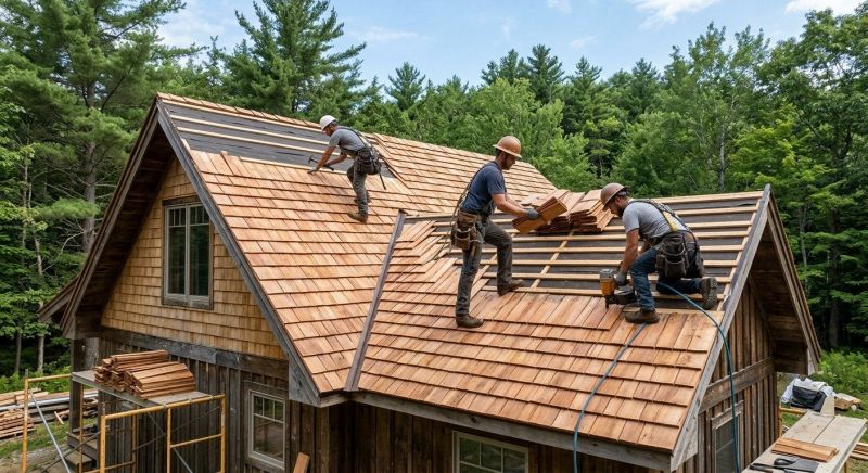 Cedar Roof Installation in Madison, VA
