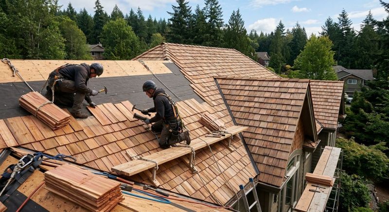 Cedar Roof Installation in Orange County, VA