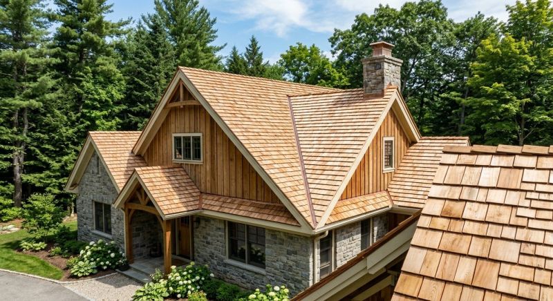 Cedar Shake Roof Construction in Charlottesville, VA