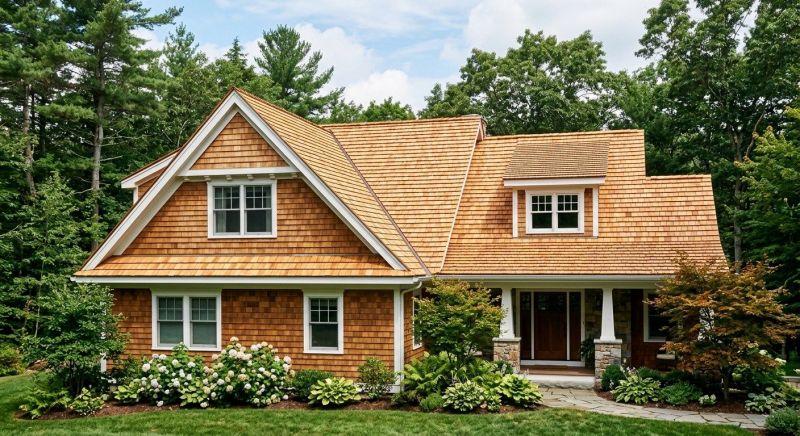 Cedar Shake Roof Construction in Keswick, VA