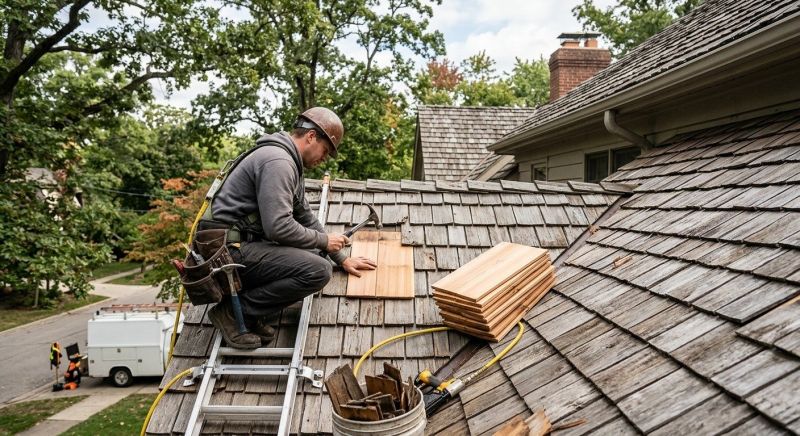 Cedar Shake Roof Repair in Orange, VA