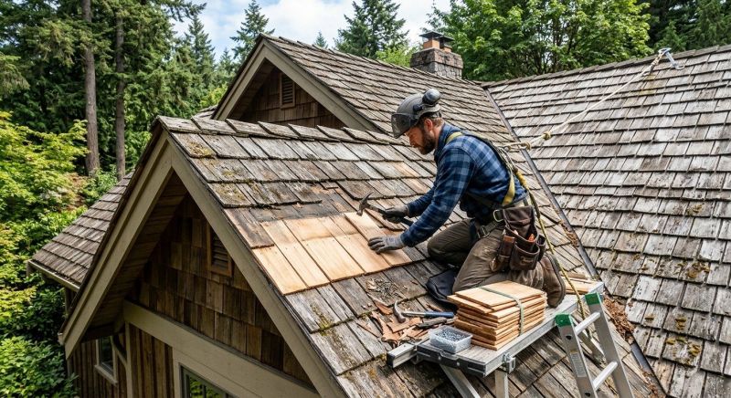 Cedar Shingles Repair in Syria, VA