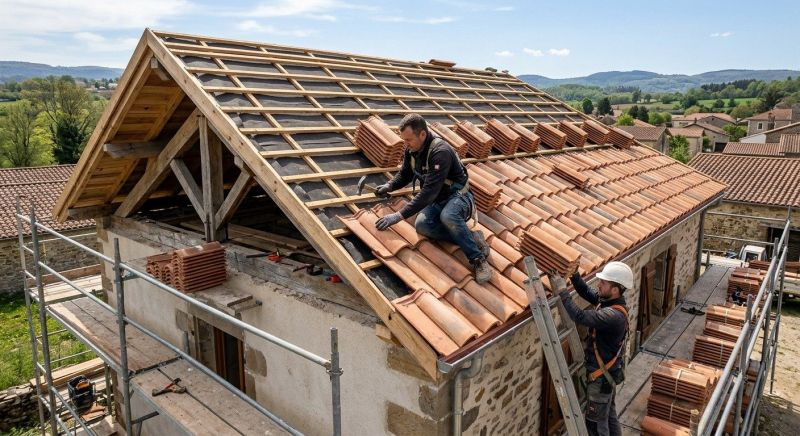 Clay Roof Installation in Madison, VA