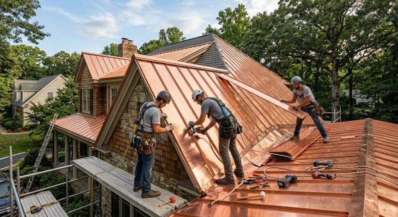 Copper Roof Installation in Ruckersville, VA