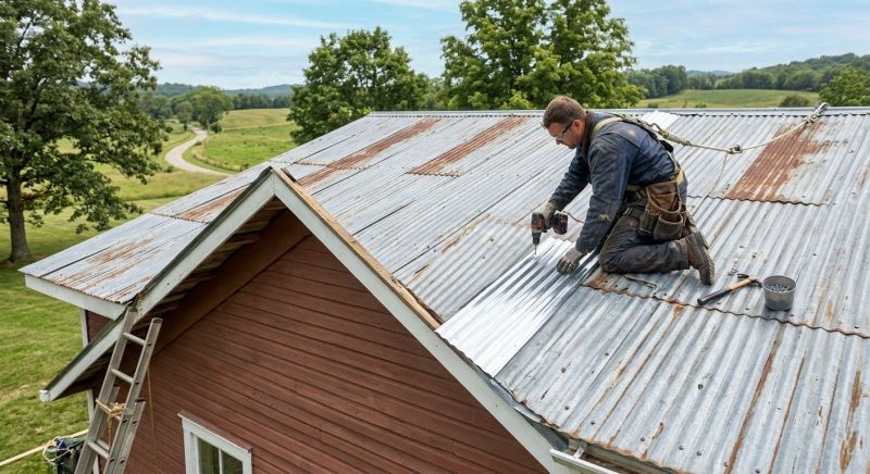 Corrugated Roof Repair in Gordonsville, VA
