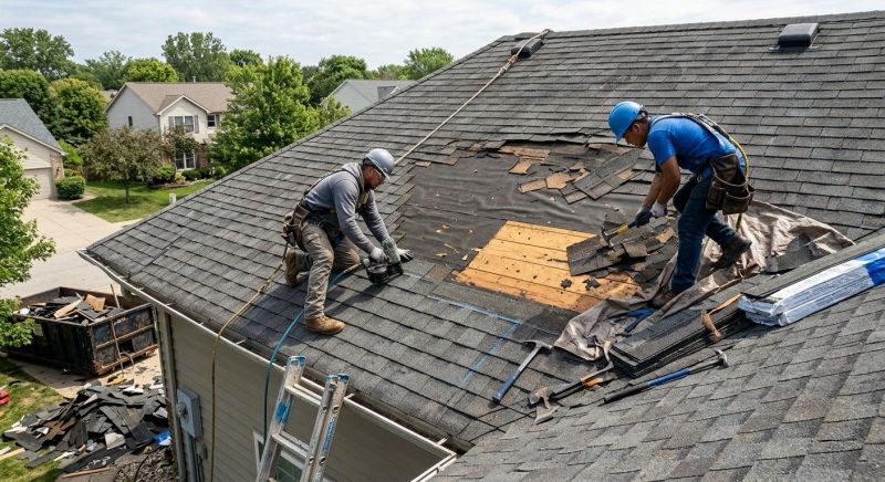 Damaged Roof Repair in Earlysville, VA