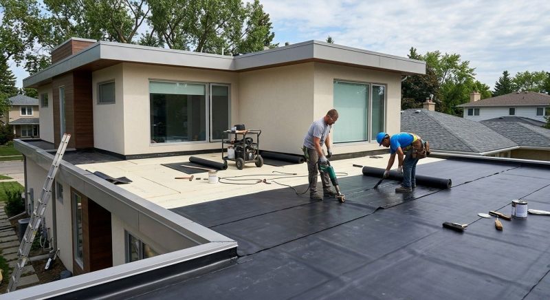 Flat Roof Installation in Barboursville, VA