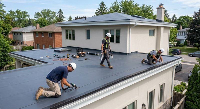 Flat Roof Installation in Crozet, VA