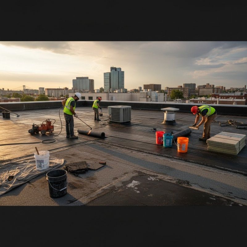 Flat Roof Repair in Albemarle County, VA