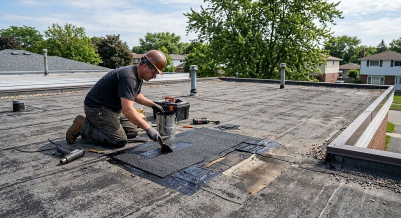 Flat Roof Repair in Louisa, VA