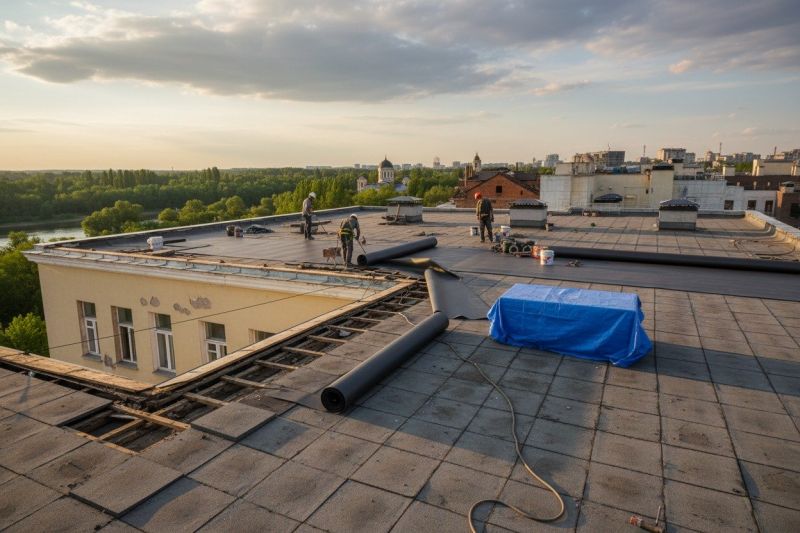 Flat Roof Replacement in Batesville, VA