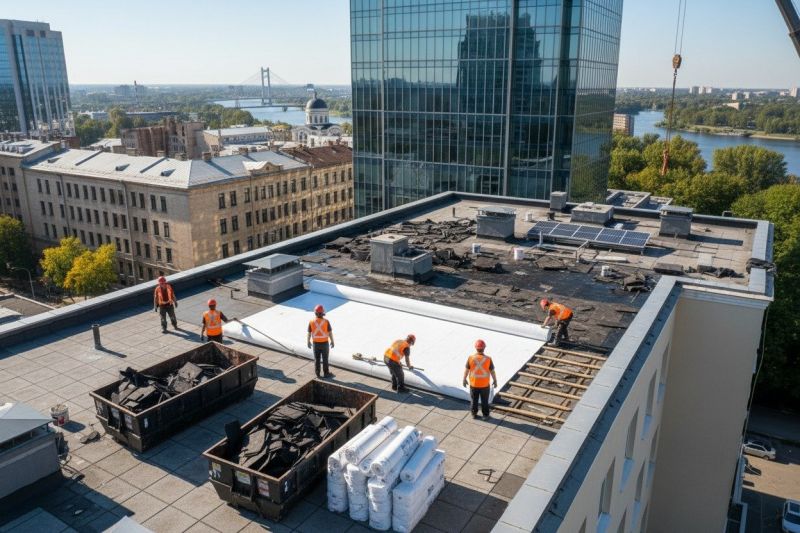Flat Roof Replacement in Orange County, VA