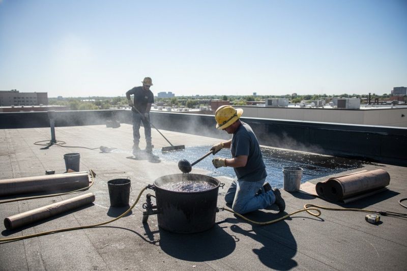 Flat Roof Tar Repair in Ruckersville, VA