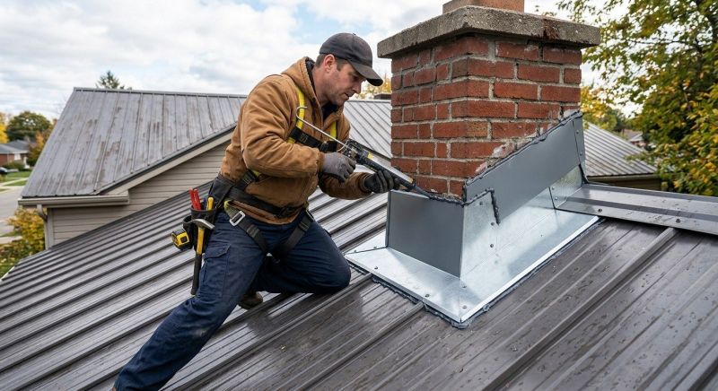 Metal Roof Flashing Repair in Ruckersville, VA