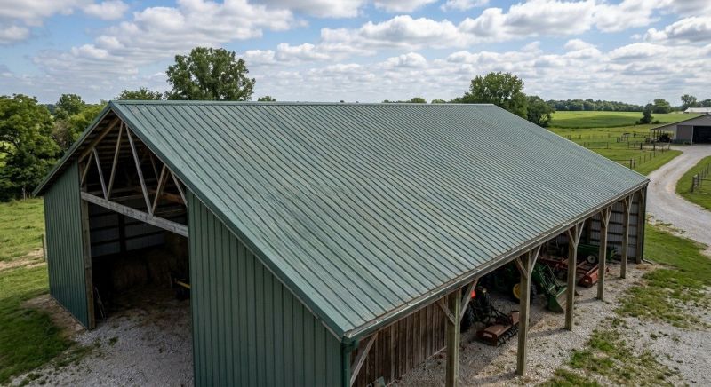 Pole Barn Roof Repair in Crozet, VA