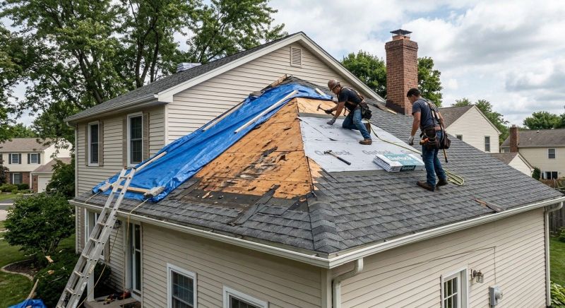 Roof Damage Restoration in Louisa County, VA