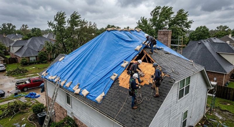 Roof Damage Restoration in Syria, VA