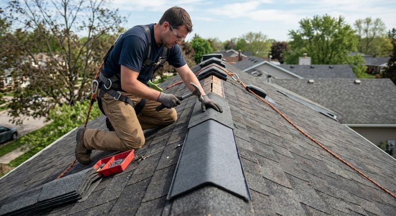 Roof Ridge Repair in Ruckersville, VA