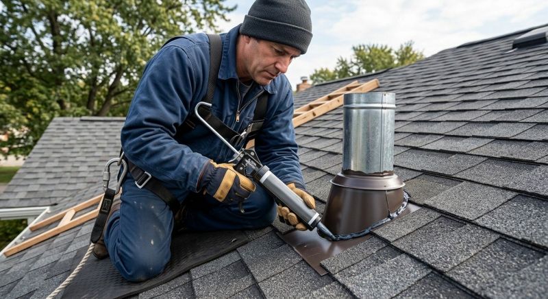 Roof Vent Flashing Repair in Ruckersville, VA