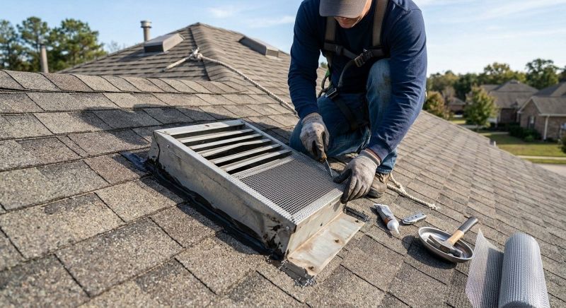 Roof Vent Flashing Repair in Ruckersville, VA