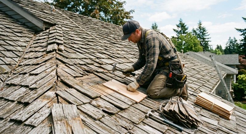 Shake Shingle Repair in Rockingham County, VA
