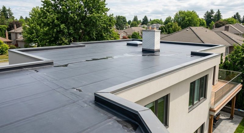 Single Ply Roof Installation in Barboursville, VA