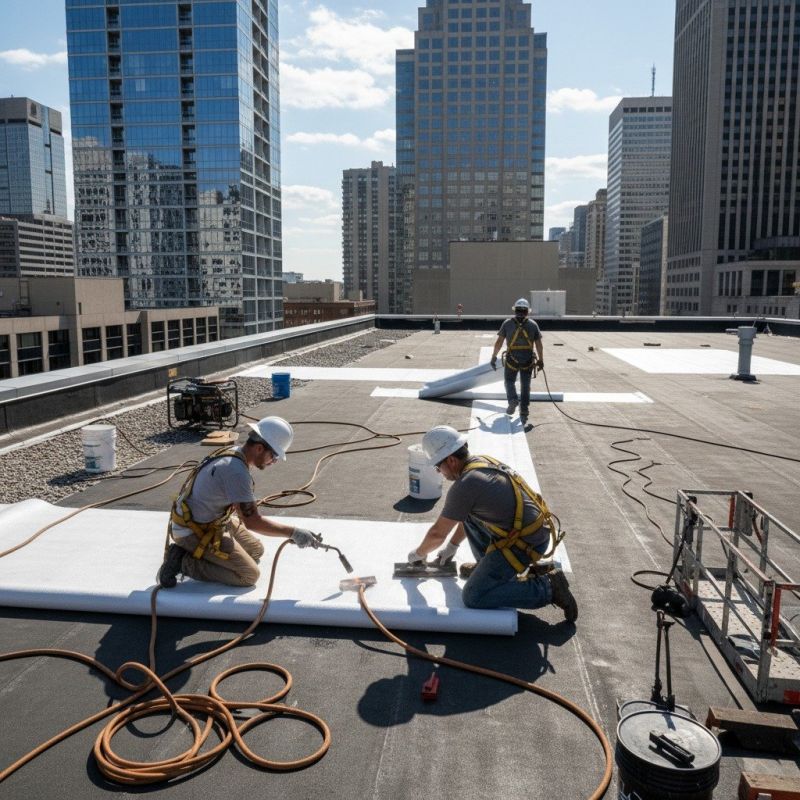 Single Ply Roof Repair in Earlysville, VA