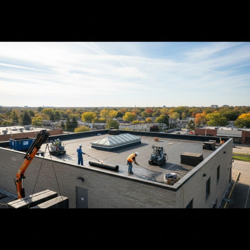 Single Ply Roof Replacement in Madison, VA