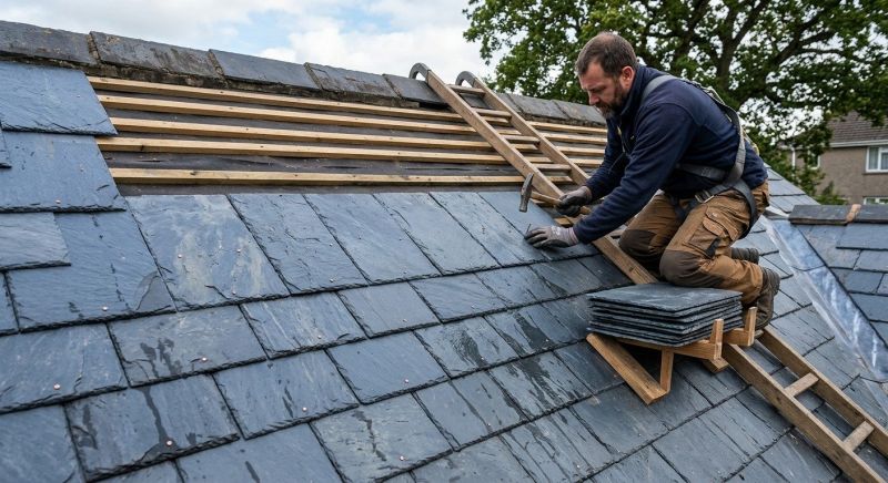 Slate Roof Construction in Barboursville, VA