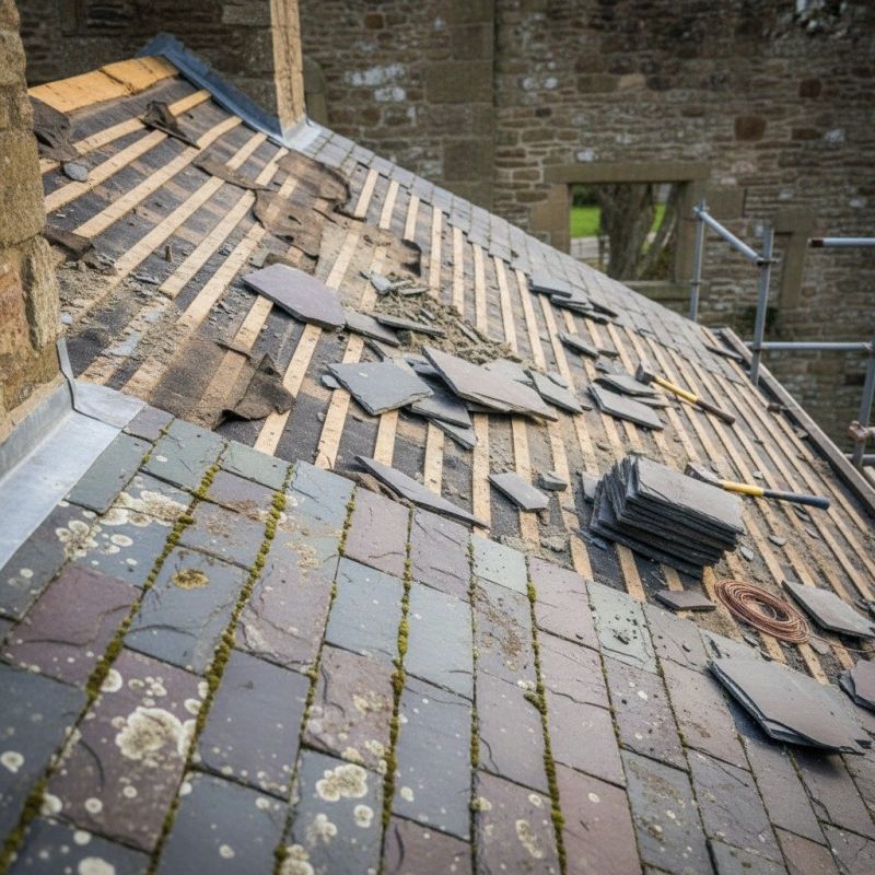 Slate Roof Replacement in Gordonsville, VA