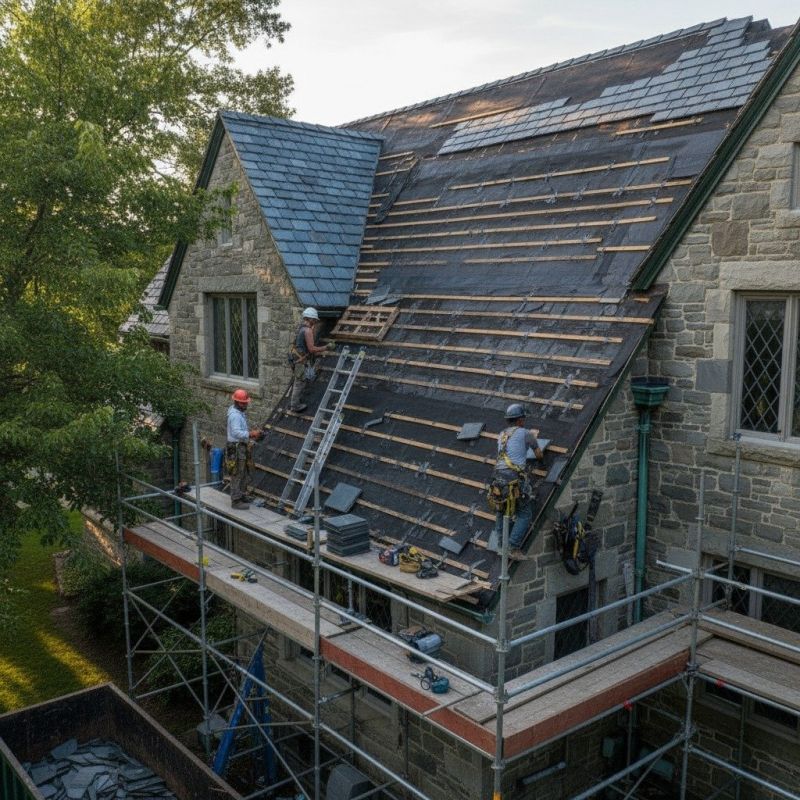 Slate Roof Replacement in Greene County, VA