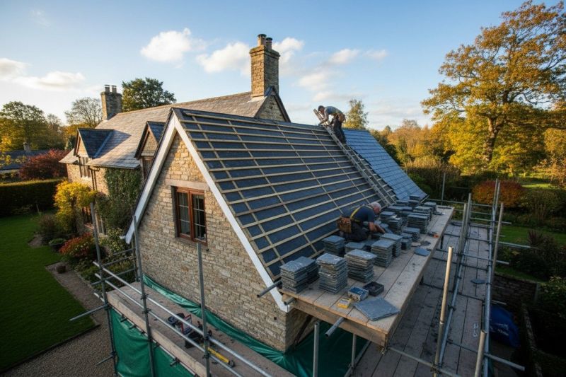 Slate Roof Replacement in Keswick, VA