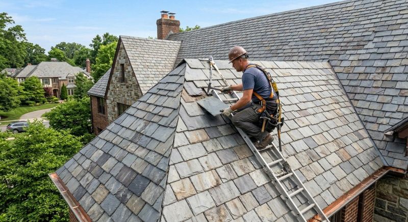 Slate Shingle Replacement in Ruckersville, VA