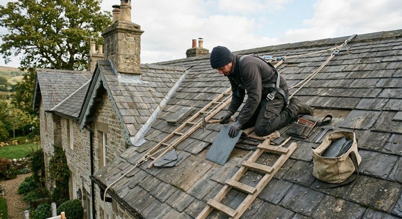 Slate Shingles Repair in Albemarle County, VA