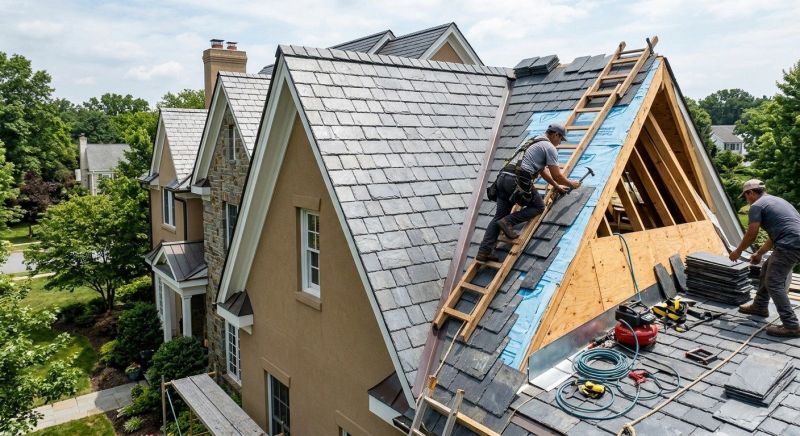 Slate Shingles Repair in Madison, VA