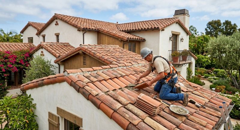 Spanish Tile Roof Repair in Ruckersville, VA