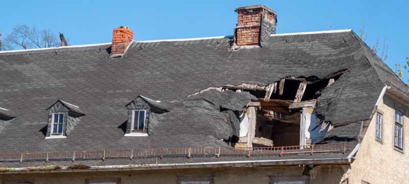 Storm Damage Roof Repair in Palmyra, VA