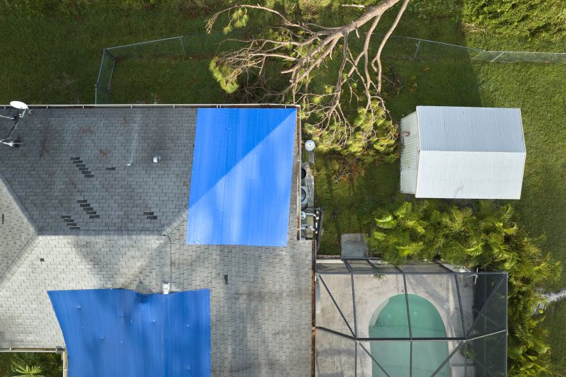 Storm Damage Roof Tarping in Ruckersville, VA