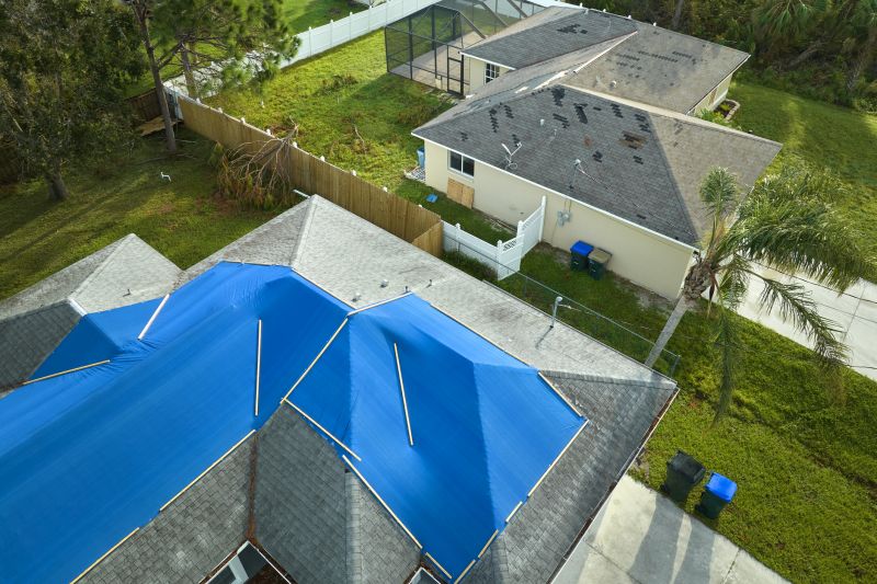 Storm Damage Roof Tarping in Ruckersville, VA