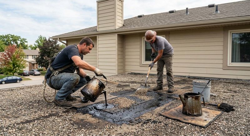Tar And Gravel Roof Repair in Albemarle County, VA